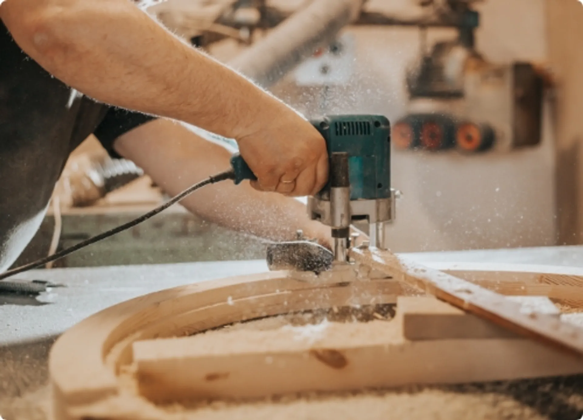 自社大工による責任施工