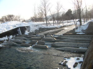 勇振川道単砂防工事