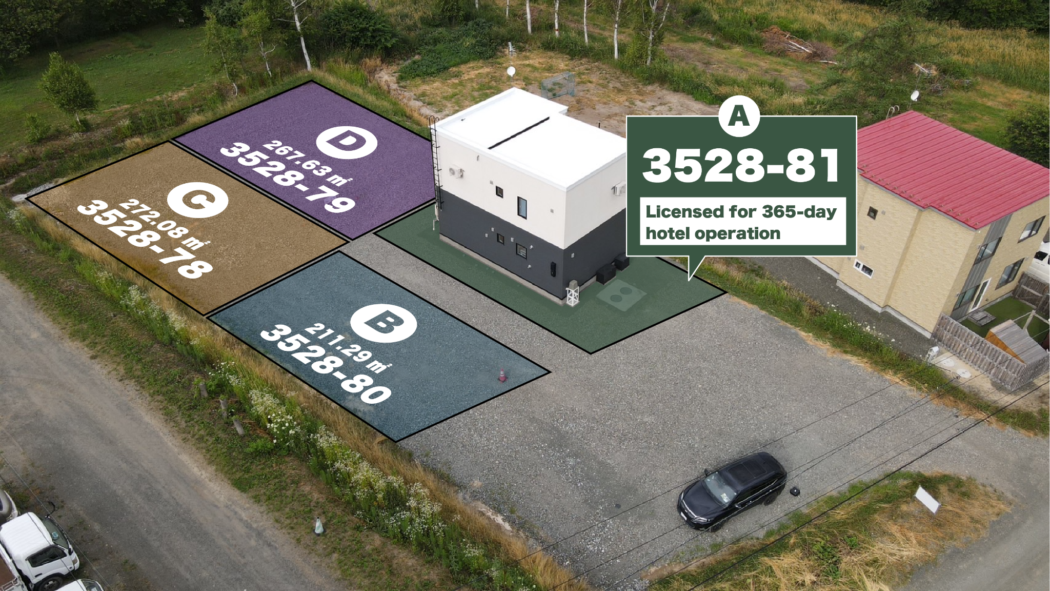 空知郡中富良野町字中富良野（鹿討　Shikauchi Furano）D区画